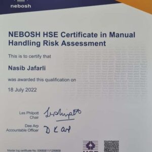 Nebosh certificate