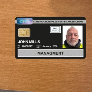Black cscs card