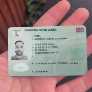UK provisional licence