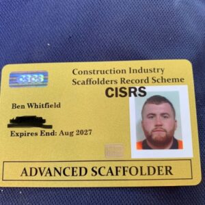 Scaffolder card