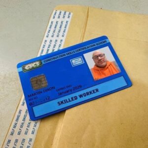 Blue CSCS card