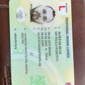 UK provisional licence