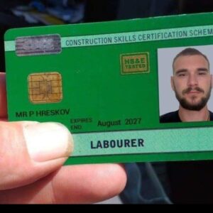 Green CSCS card